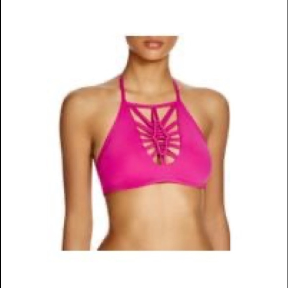 Becca High Neck Cut out bikini top